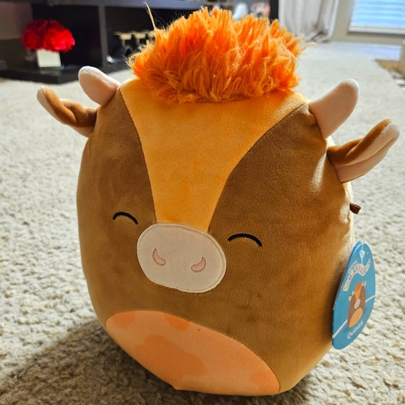 Squishmallows Other - NWT Quinick 🧡the Brown Cow 🐄 10” Squishmallow